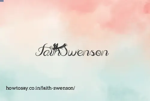 Faith Swenson