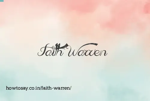 Faith Warren
