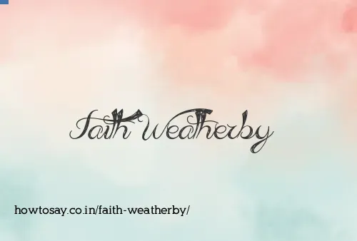 Faith Weatherby