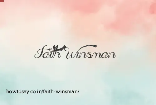 Faith Winsman