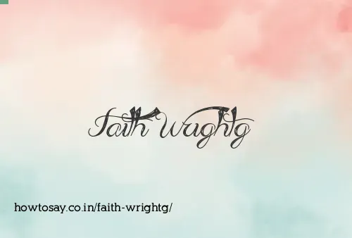 Faith Wrightg
