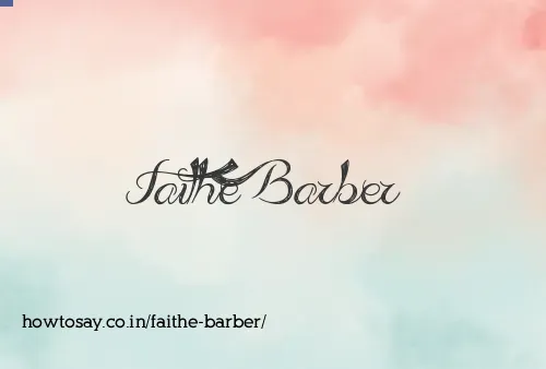 Faithe Barber