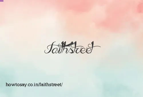 Faithstreet