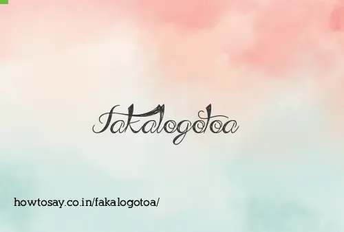 Fakalogotoa