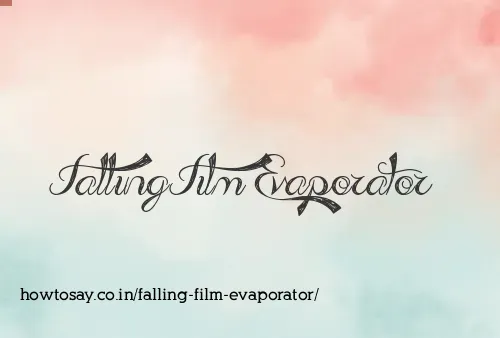 Falling Film Evaporator