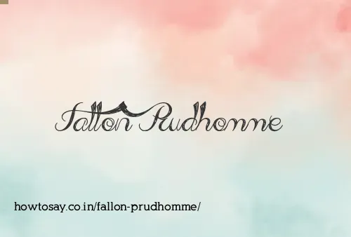Fallon Prudhomme