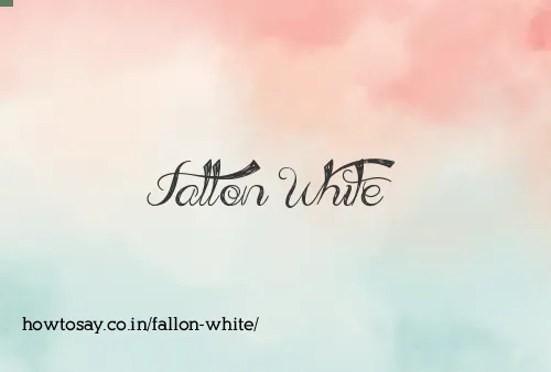 Fallon White