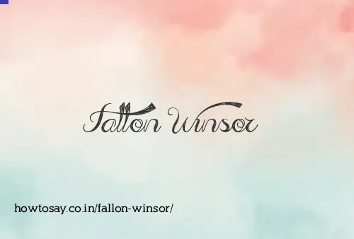 Fallon Winsor
