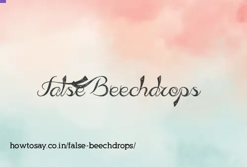False Beechdrops