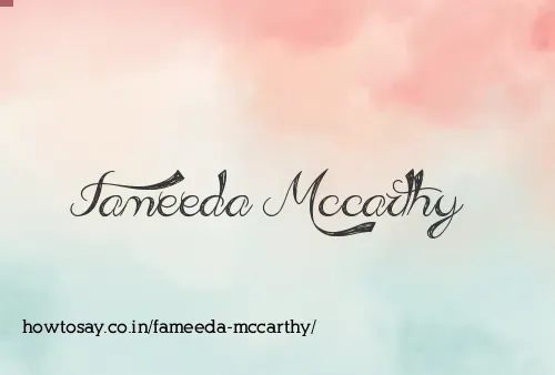 Fameeda Mccarthy