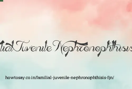 Familial Juvenile Nephronophthisis Fjn