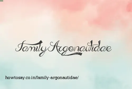 Family Argonautidae