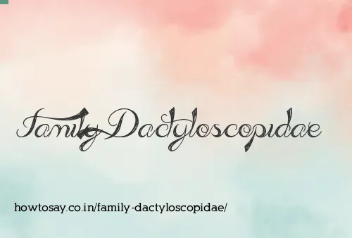 Family Dactyloscopidae