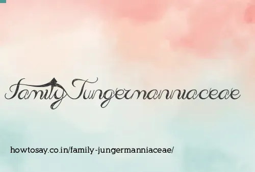Family Jungermanniaceae