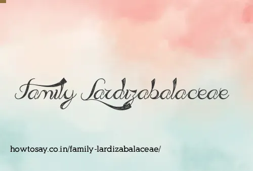 Family Lardizabalaceae