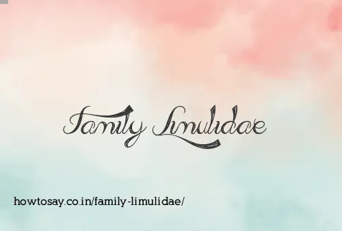 Family Limulidae