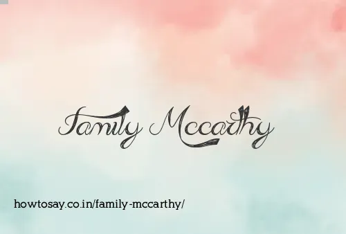 Family Mccarthy