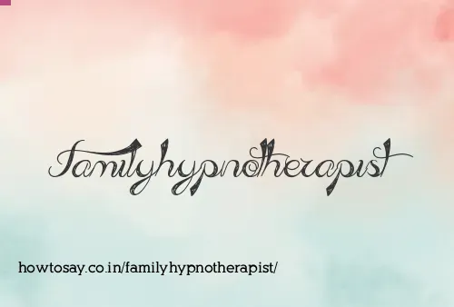 Familyhypnotherapist