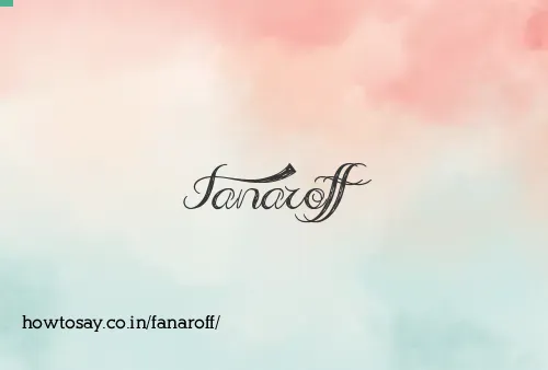 Fanaroff