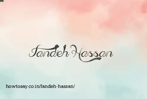 Fandeh Hassan