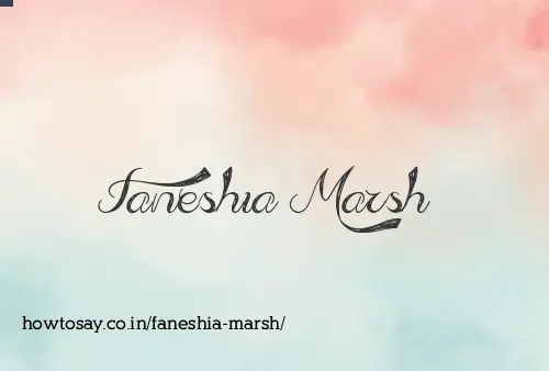 Faneshia Marsh