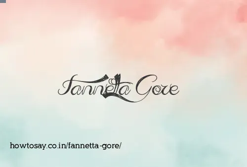 Fannetta Gore