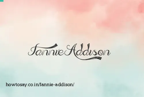 Fannie Addison