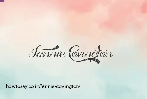 Fannie Covington