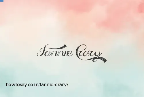 Fannie Crary