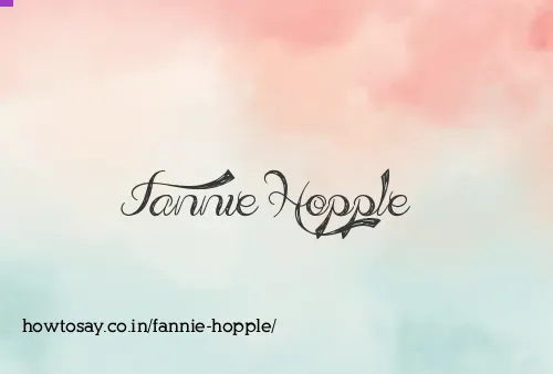 Fannie Hopple
