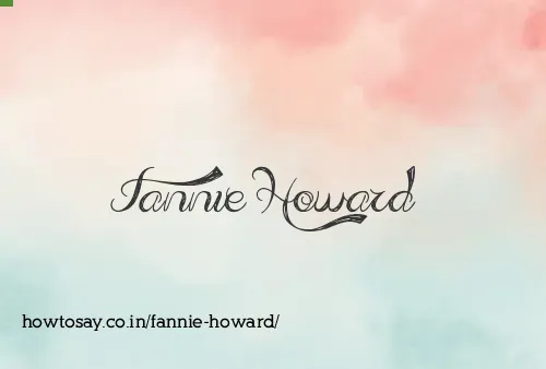 Fannie Howard