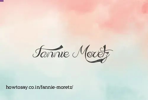 Fannie Moretz