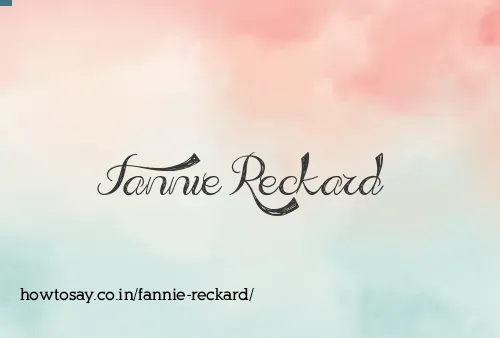 Fannie Reckard