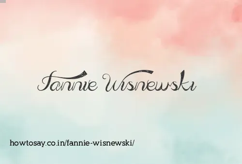 Fannie Wisnewski