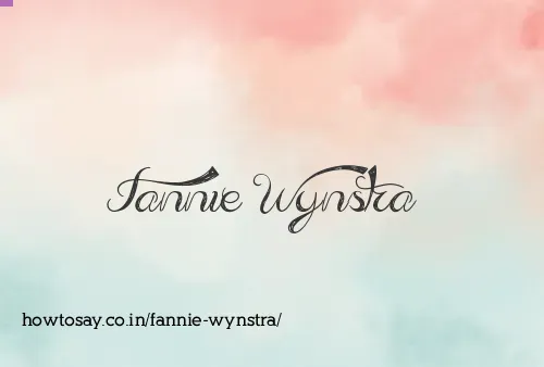 Fannie Wynstra