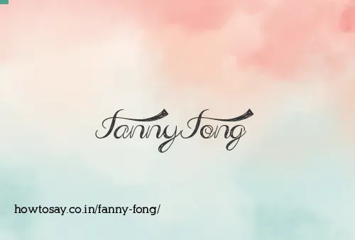 Fanny Fong