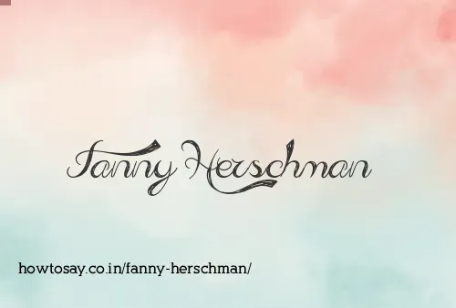 Fanny Herschman
