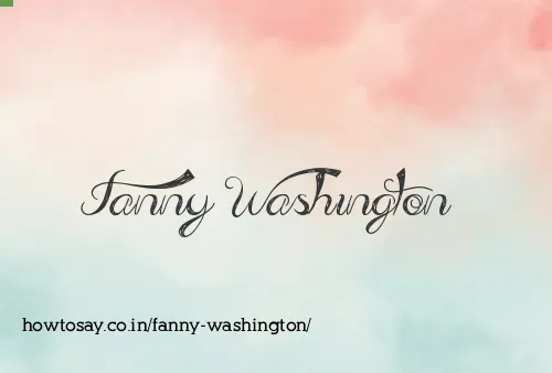 Fanny Washington