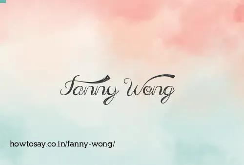 Fanny Wong
