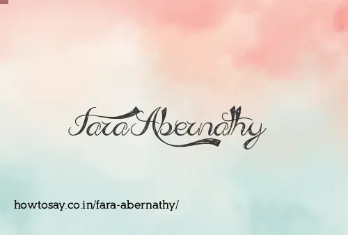 Fara Abernathy