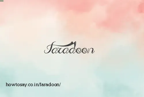 Faradoon