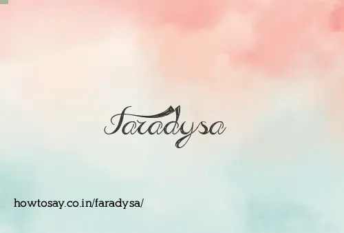 Faradysa