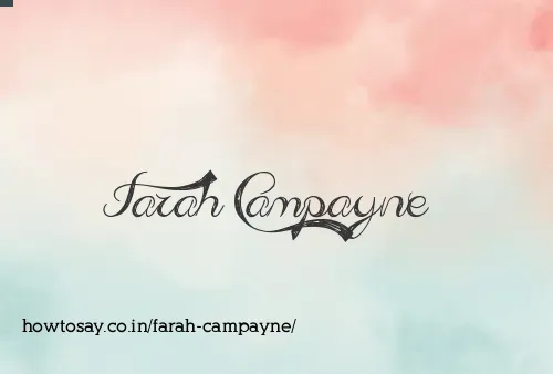 Farah Campayne