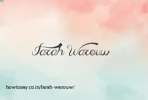 Farah Warouw