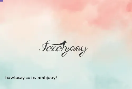 Farahjooy