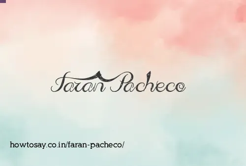 Faran Pacheco