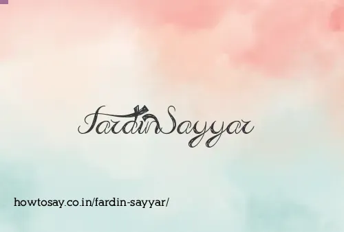 Fardin Sayyar