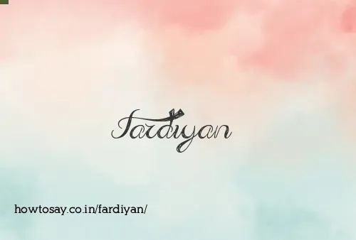 Fardiyan