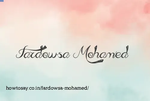 Fardowsa Mohamed