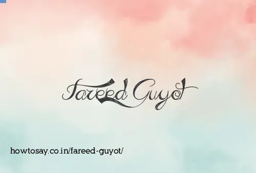 Fareed Guyot